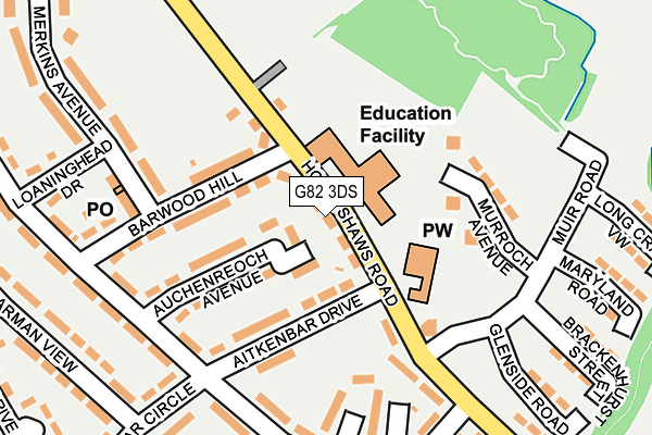 G82 3DS map - OS OpenMap – Local (Ordnance Survey)