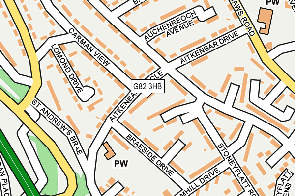 G82 3HB map - OS OpenMap – Local (Ordnance Survey)