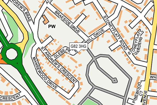 G82 3HG map - OS OpenMap – Local (Ordnance Survey)