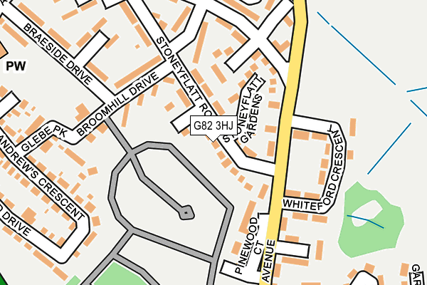 G82 3HJ map - OS OpenMap – Local (Ordnance Survey)