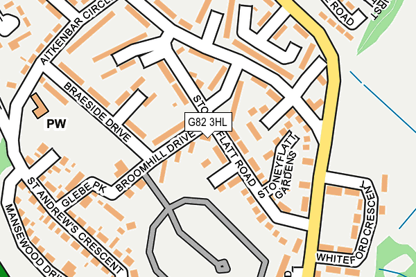 G82 3HL map - OS OpenMap – Local (Ordnance Survey)