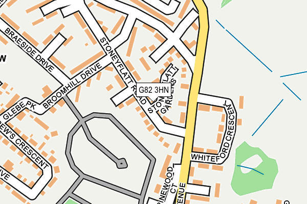 G82 3HN map - OS OpenMap – Local (Ordnance Survey)