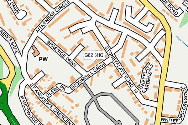 G82 3HQ map - OS OpenMap – Local (Ordnance Survey)