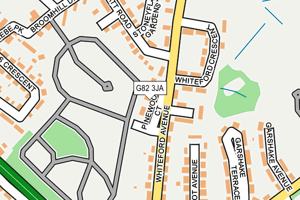 G82 3JA map - OS OpenMap – Local (Ordnance Survey)