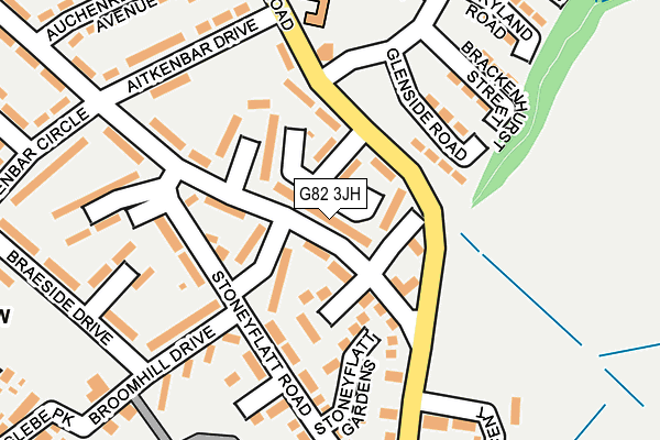 G82 3JH map - OS OpenMap – Local (Ordnance Survey)