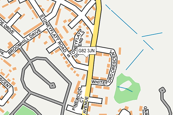 G82 3JN map - OS OpenMap – Local (Ordnance Survey)