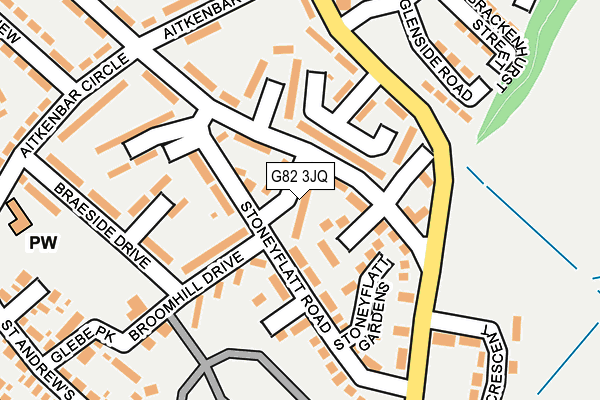 G82 3JQ map - OS OpenMap – Local (Ordnance Survey)