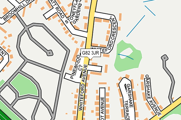 G82 3JR map - OS OpenMap – Local (Ordnance Survey)