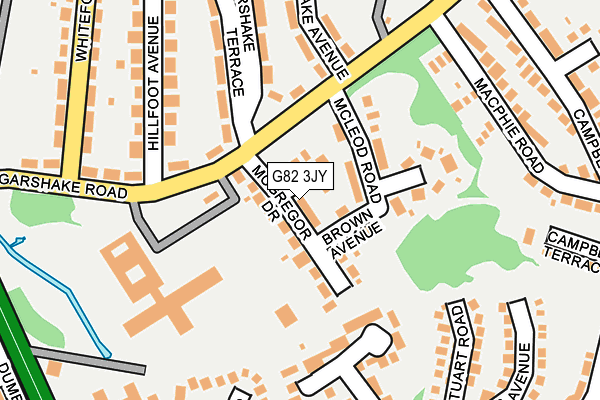 G82 3JY map - OS OpenMap – Local (Ordnance Survey)
