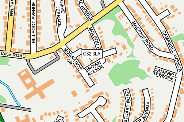 G82 3LA map - OS OpenMap – Local (Ordnance Survey)