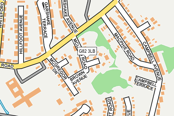 G82 3LB map - OS OpenMap – Local (Ordnance Survey)