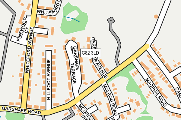 G82 3LD map - OS OpenMap – Local (Ordnance Survey)