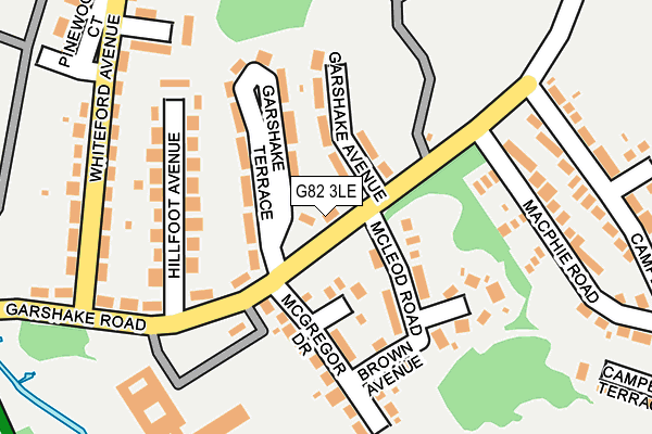 G82 3LE map - OS OpenMap – Local (Ordnance Survey)