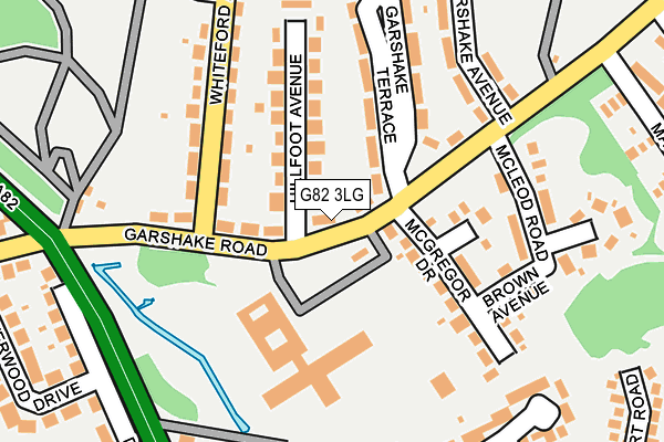G82 3LG map - OS OpenMap – Local (Ordnance Survey)
