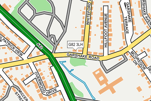 G82 3LH map - OS OpenMap – Local (Ordnance Survey)