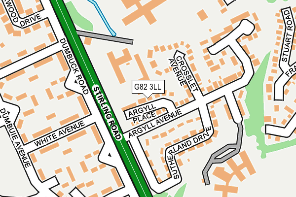 G82 3LL map - OS OpenMap – Local (Ordnance Survey)