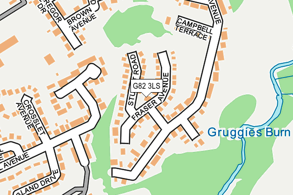 G82 3LS map - OS OpenMap – Local (Ordnance Survey)