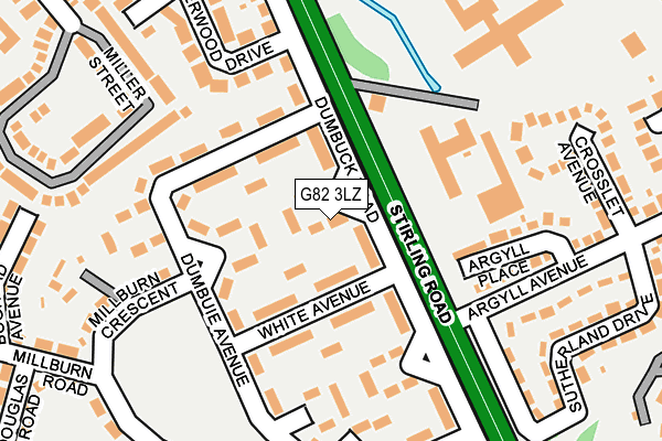 G82 3LZ map - OS OpenMap – Local (Ordnance Survey)
