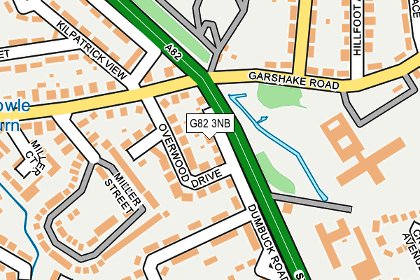 G82 3NB map - OS OpenMap – Local (Ordnance Survey)