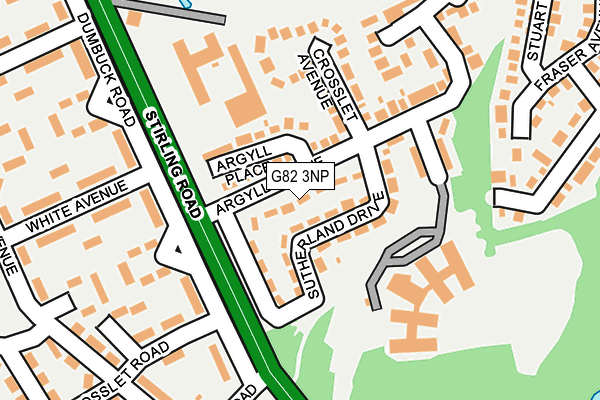 G82 3NP map - OS OpenMap – Local (Ordnance Survey)