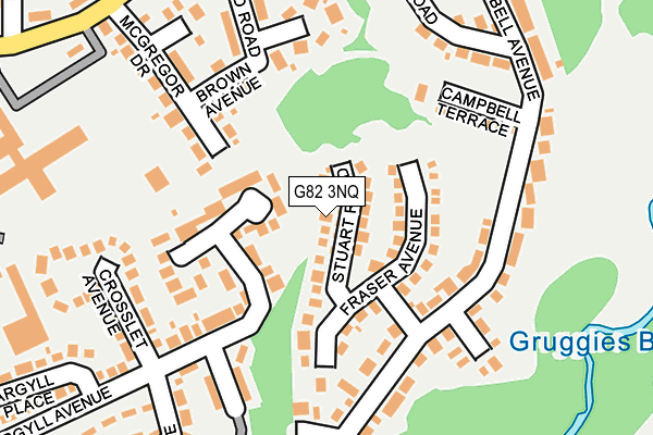 G82 3NQ map - OS OpenMap – Local (Ordnance Survey)