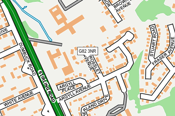 G82 3NR map - OS OpenMap – Local (Ordnance Survey)