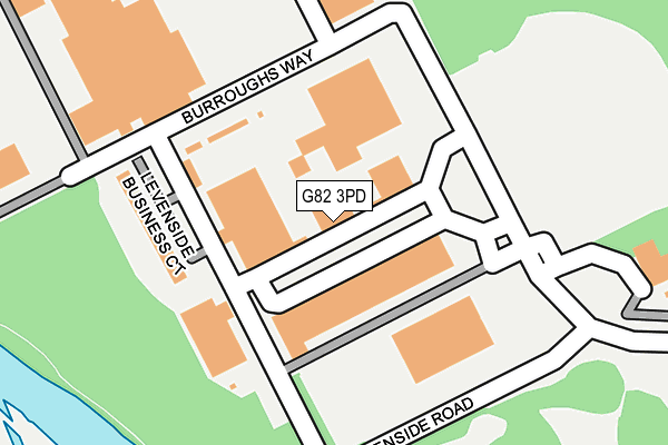 G82 3PD map - OS OpenMap – Local (Ordnance Survey)