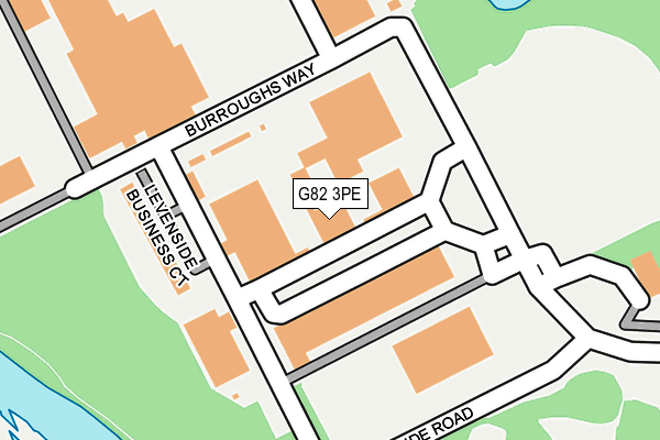 G82 3PE map - OS OpenMap – Local (Ordnance Survey)