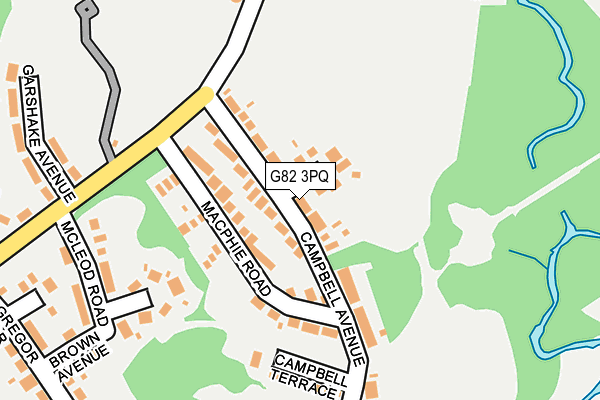 G82 3PQ map - OS OpenMap – Local (Ordnance Survey)
