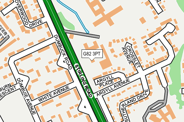 G82 3PT map - OS OpenMap – Local (Ordnance Survey)