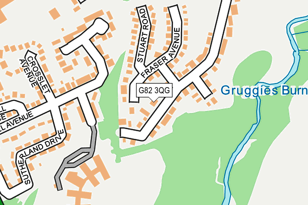 G82 3QG map - OS OpenMap – Local (Ordnance Survey)