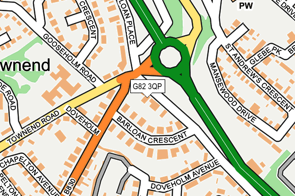 G82 3QP map - OS OpenMap – Local (Ordnance Survey)