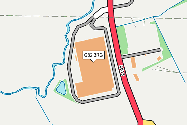 G82 3RG map - OS OpenMap – Local (Ordnance Survey)