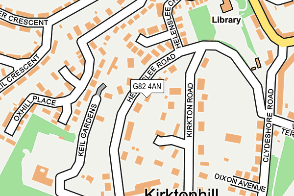 G82 4AN map - OS OpenMap – Local (Ordnance Survey)