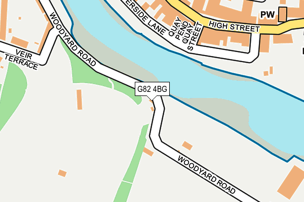 G82 4BG map - OS OpenMap – Local (Ordnance Survey)