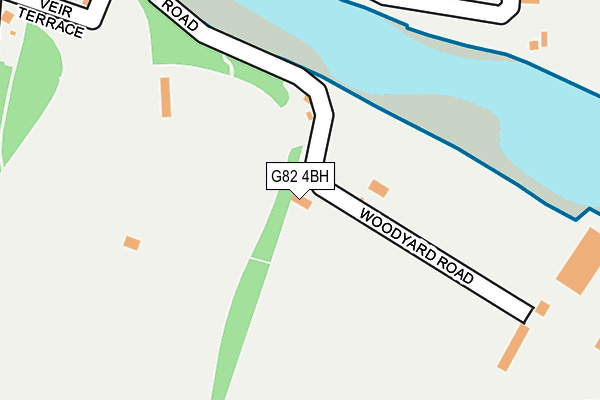 G82 4BH map - OS OpenMap – Local (Ordnance Survey)
