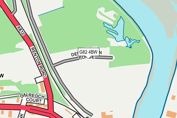 G82 4BW map - OS OpenMap – Local (Ordnance Survey)