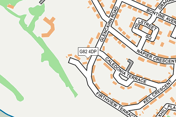 G82 4DP map - OS OpenMap – Local (Ordnance Survey)