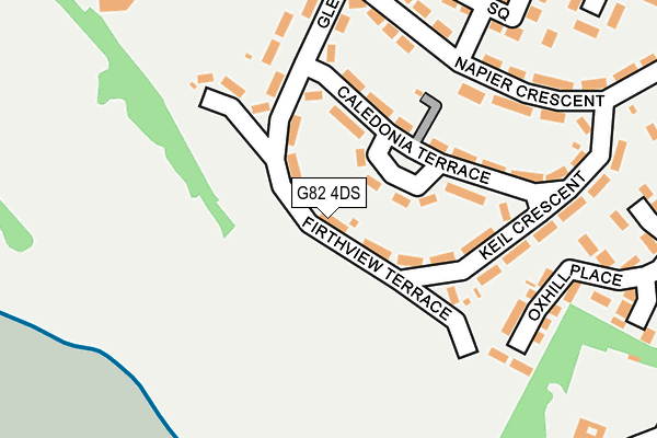 G82 4DS map - OS OpenMap – Local (Ordnance Survey)
