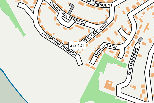 G82 4DT map - OS OpenMap – Local (Ordnance Survey)