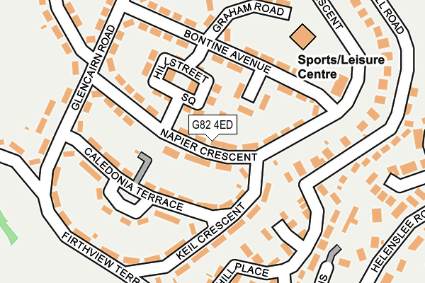 G82 4ED map - OS OpenMap – Local (Ordnance Survey)