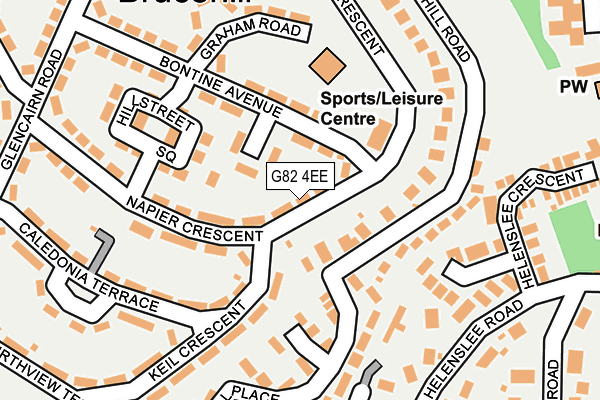 G82 4EE map - OS OpenMap – Local (Ordnance Survey)