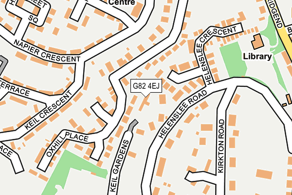 G82 4EJ map - OS OpenMap – Local (Ordnance Survey)