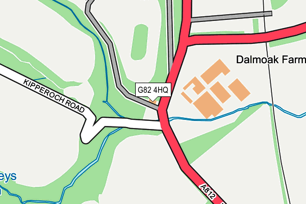 G82 4HQ map - OS OpenMap – Local (Ordnance Survey)