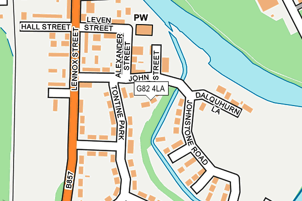 G82 4LA map - OS OpenMap – Local (Ordnance Survey)