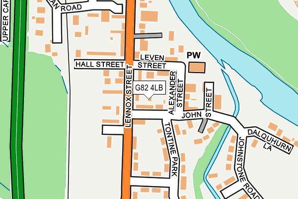 G82 4LB map - OS OpenMap – Local (Ordnance Survey)