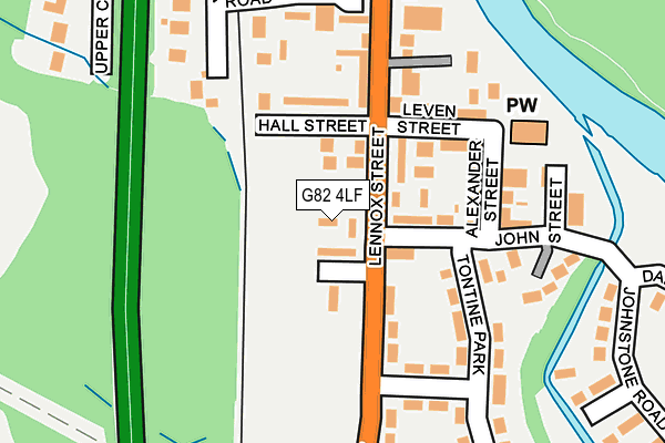 G82 4LF map - OS OpenMap – Local (Ordnance Survey)