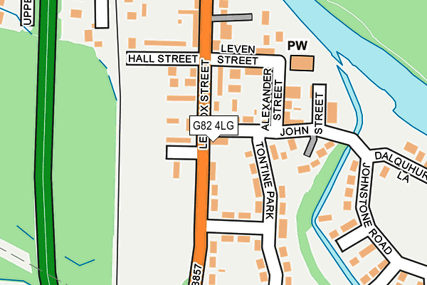 G82 4LG map - OS OpenMap – Local (Ordnance Survey)