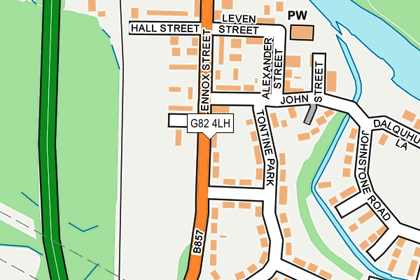 G82 4LH map - OS OpenMap – Local (Ordnance Survey)