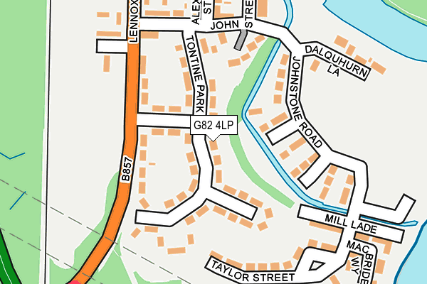 G82 4LP map - OS OpenMap – Local (Ordnance Survey)